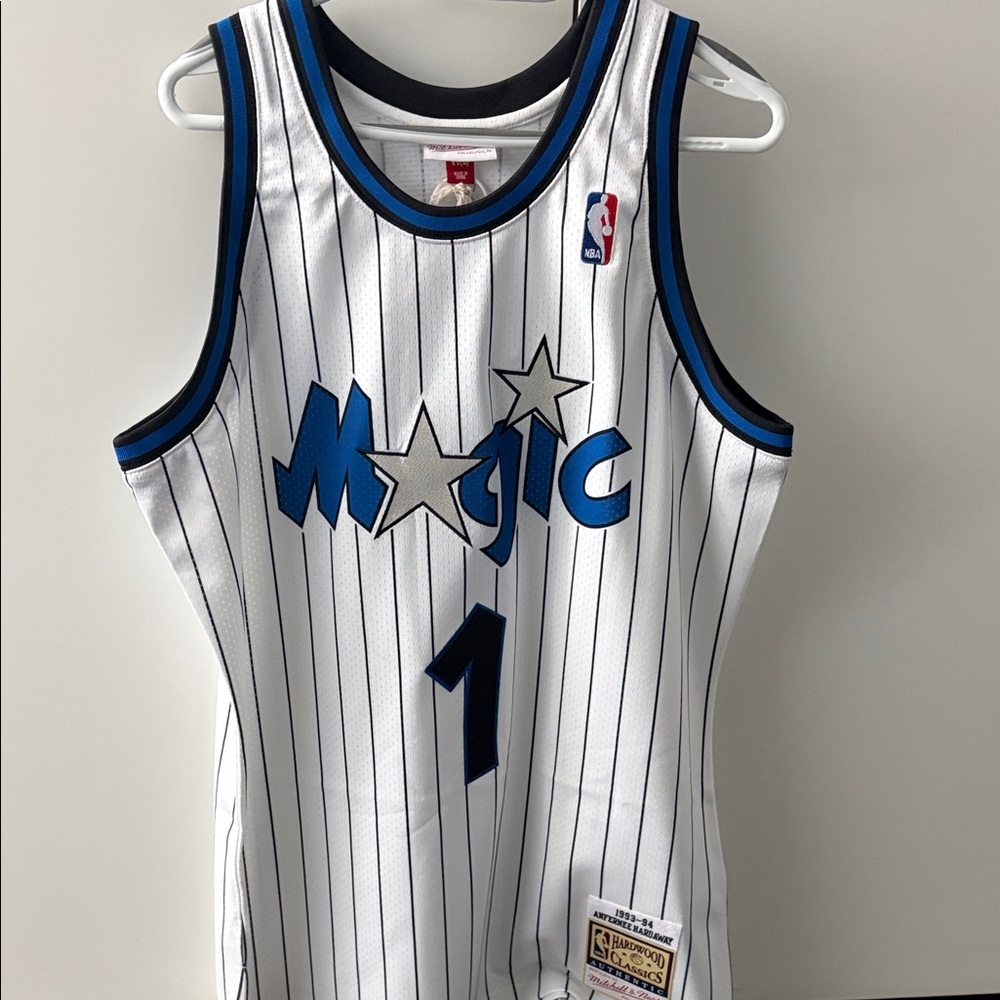 NWT! Mitchell & Ness 1993-94 Orlando Magic Penny Hardaway Authentic Jersey 44 L